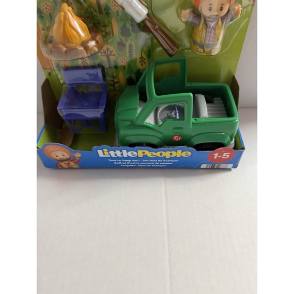 Fisher-Price Little People Toddler Toy Time to Camp 6-Piece Playset Ages 1-5 - Picture 4 of 7